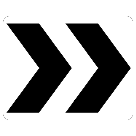 Sign Solutions Usa 24 in Height, 30 in Width, Aluminum, Horizontal Rectangle DUS08DWT3024R6-4